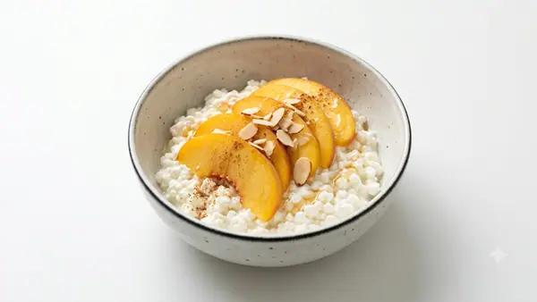 Cottage Cheese & Peach