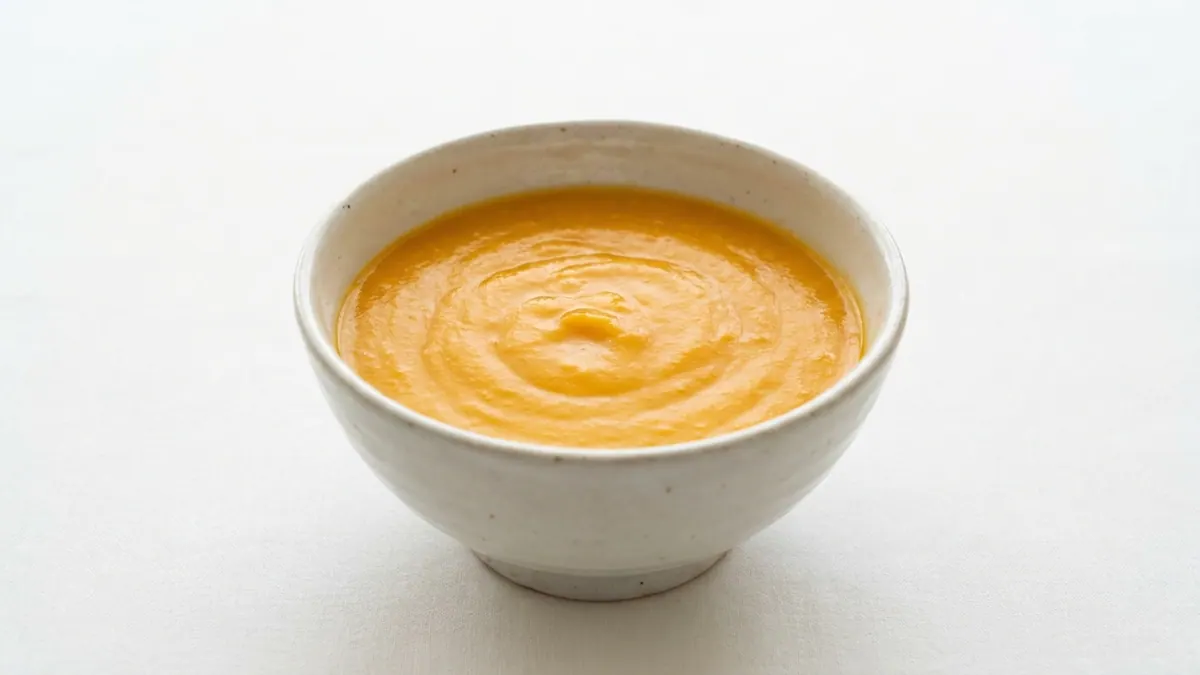 Hobakjuk (Pumpkin Porridge) — puréed texture, IDDSI Level 4