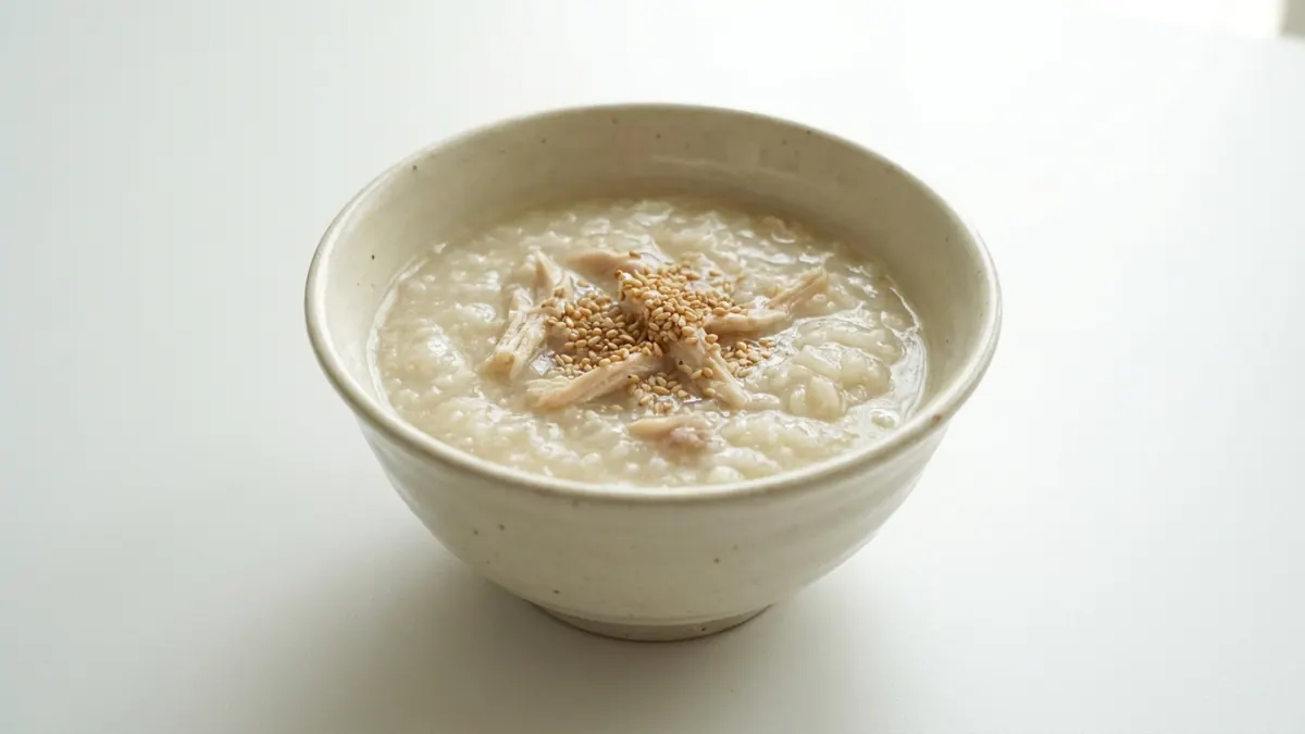Korean Soft Rice Porridge — soft texture, IDDSI Level 5