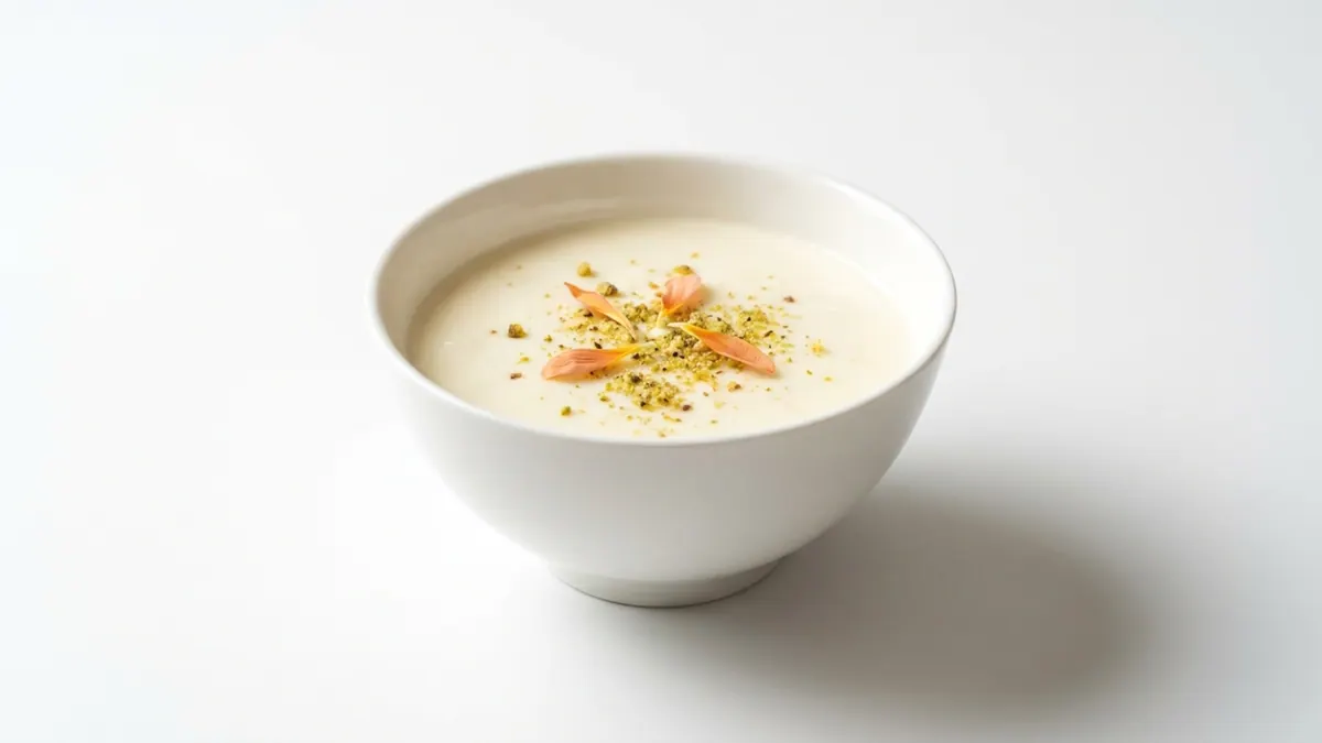 Mahalabia — puréed texture, IDDSI Level 4