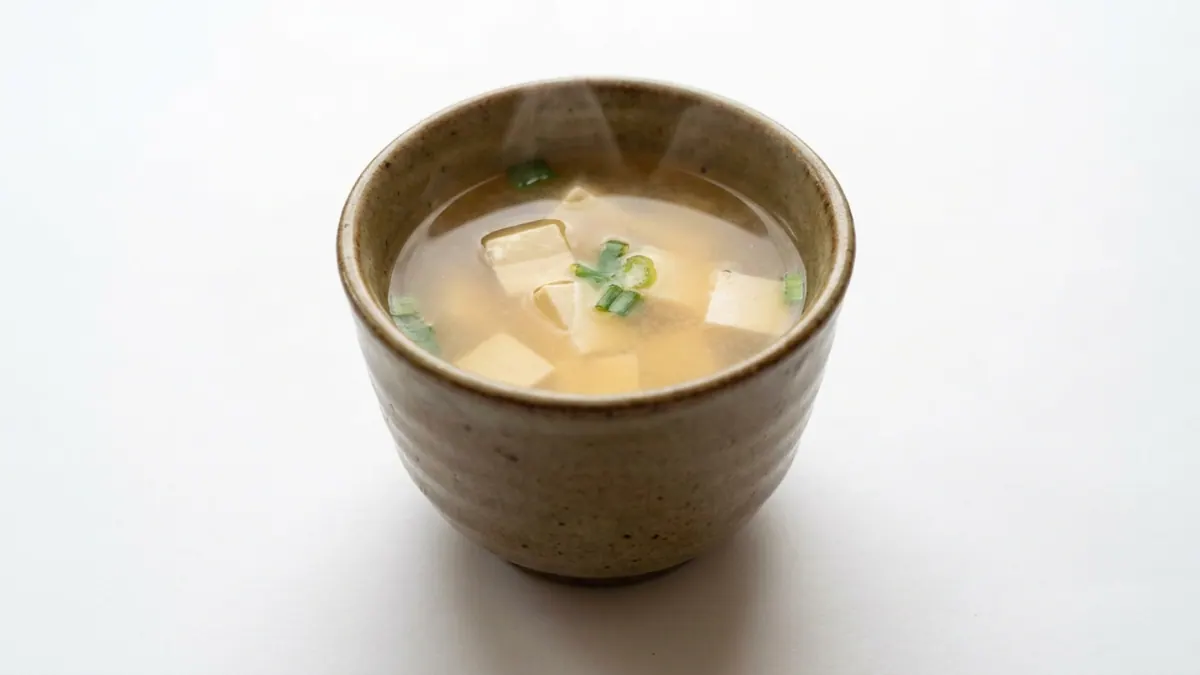 Miso Tofu Broth — liquid texture, IDDSI Level 0