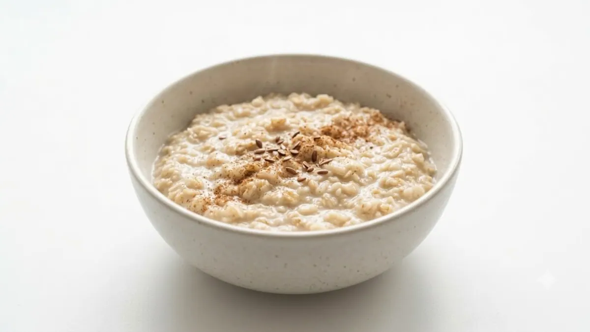 Soft Oatmeal Porridge — soft texture, IDDSI Level 5