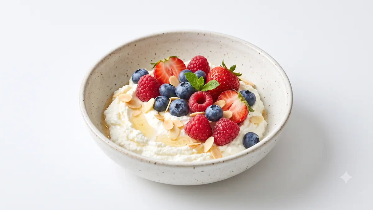 Ricotta & Berry Bowl — soft texture, IDDSI Level 6