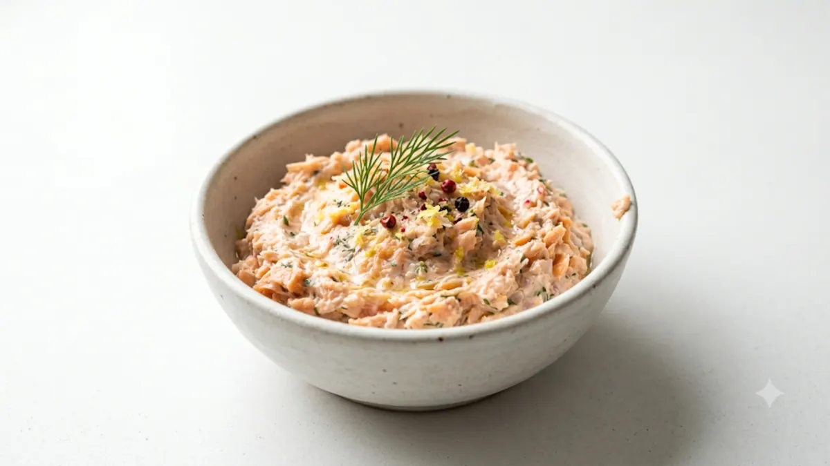 Soft Salmon Rillettes — soft texture, IDDSI Level 6