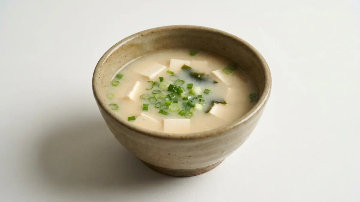 Silken Tofu Miso Soup — liquid texture, IDDSI Level 1