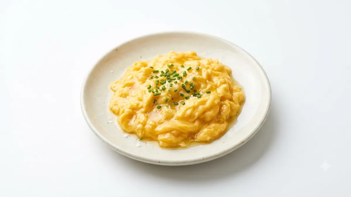 Silky Scrambled Eggs — soft texture, IDDSI Level 6