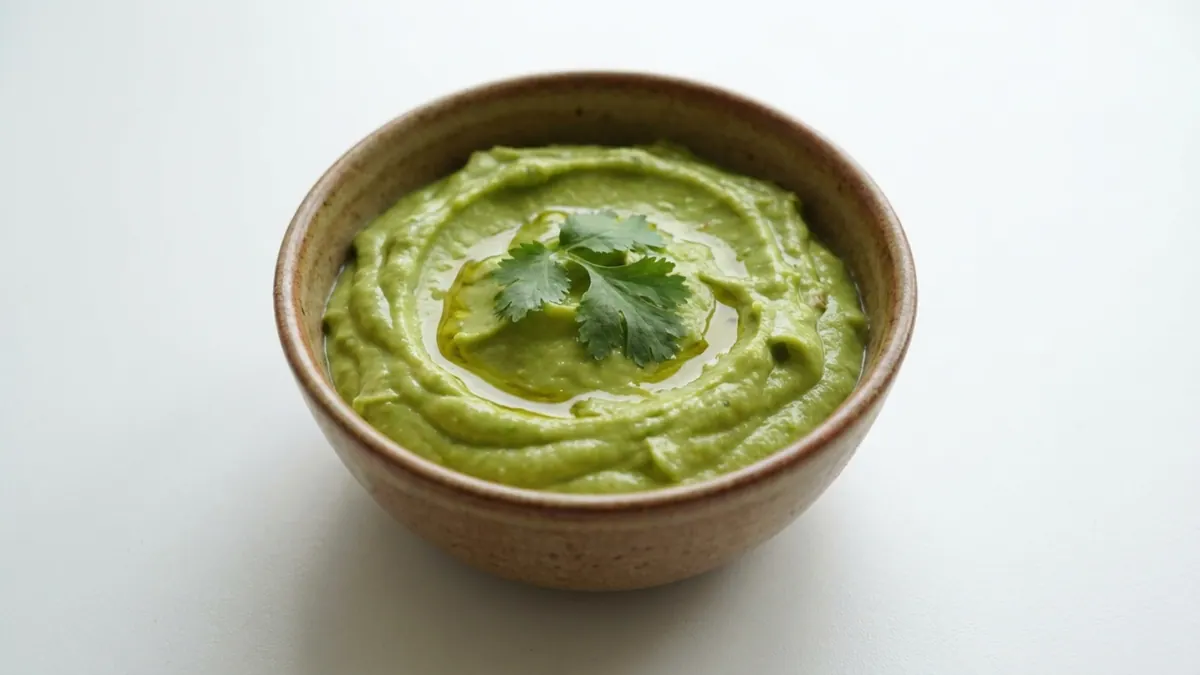 Smooth Guacamole — puréed texture, IDDSI Level 3