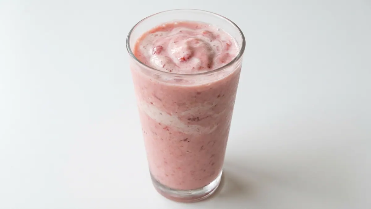 Strawberry Banana Smoothie — liquid texture, IDDSI Level 1
