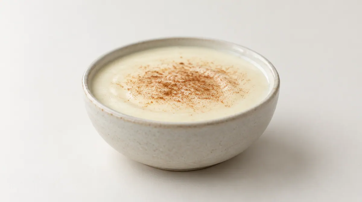 Sütlaç (Rice Pudding) — puréed texture, IDDSI Level 4